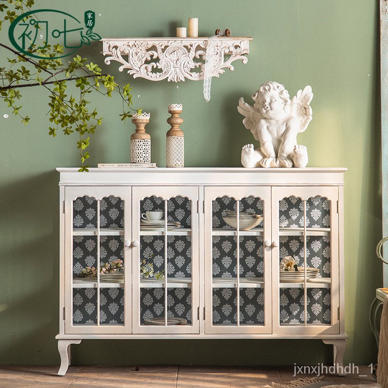 French Entry Lux Sideboard Cabinet Old Glass Complete Set Of Furniture ...