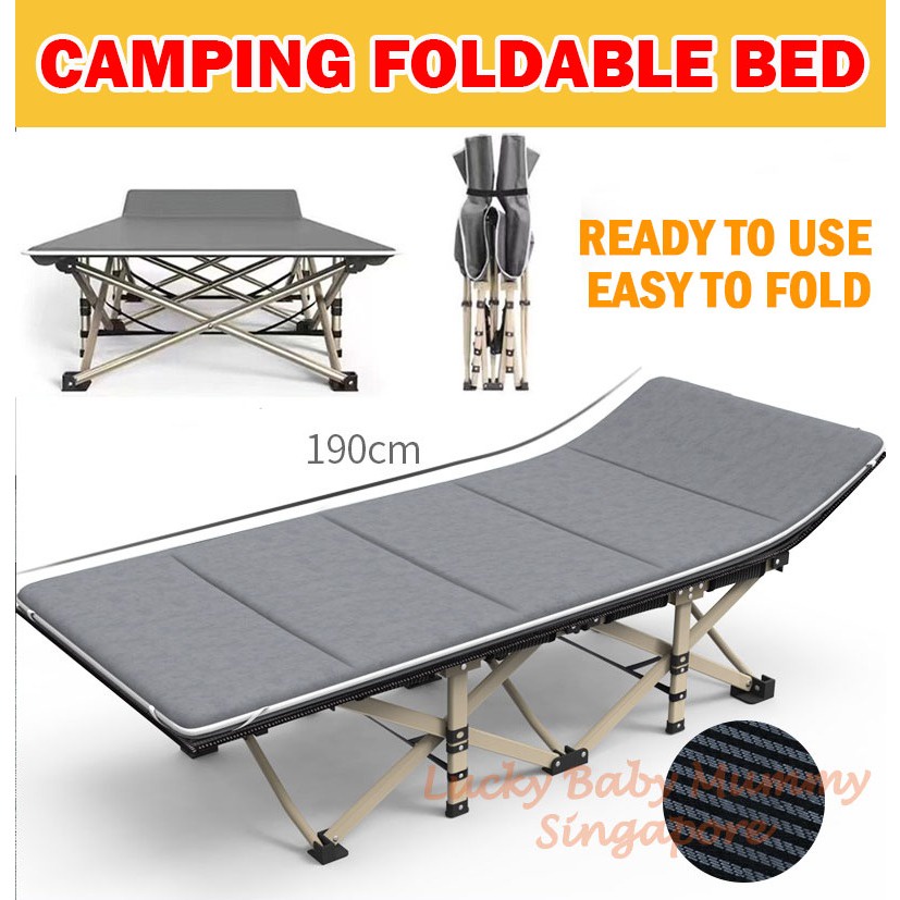 Foldable Sleeping Camping Bed Single Ergonomic Outdoor Recreation ...