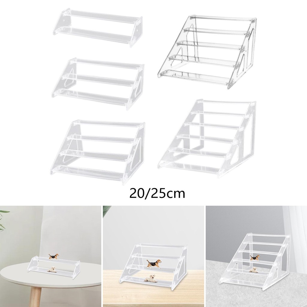 [Homyl478] Large Riser Display Stand Showcase Fixtures Clear Acrylic ...