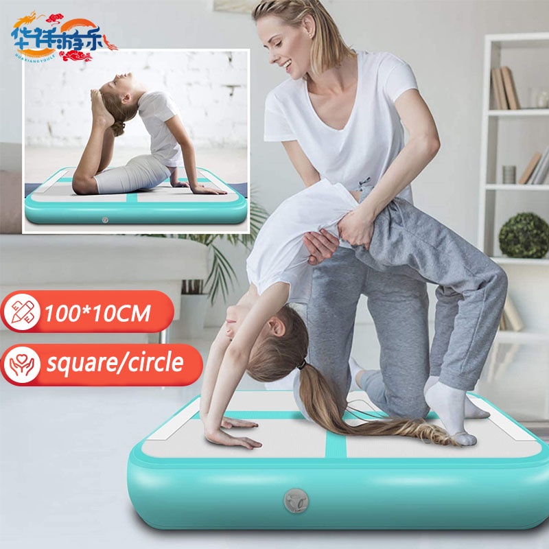 Inflatable Yoga Mat 100CM Gymnastics Special Training Mat Indoor and ...