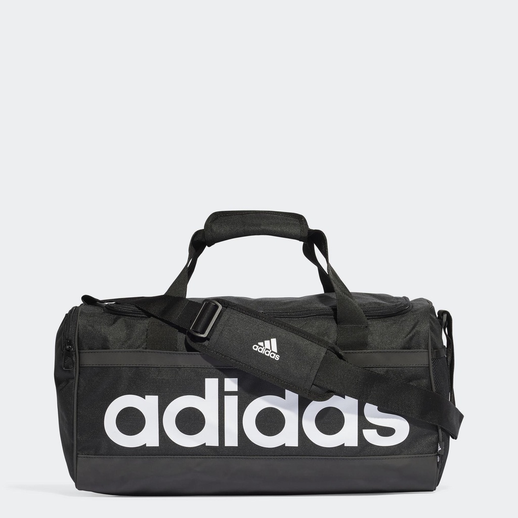 adidas Lifestyle Essentials Linear Duffel Bag Medium Unisex Black ...