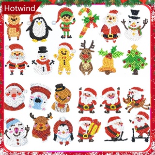8 Pcs Diamond Painting Coaster Kits with Holder,Christmas Winter Snowman Diamond Art Coasters 5D Diamond Painting Kits for Adults, Beginners, Kids
