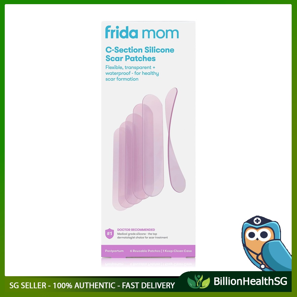 sgstock] Frida Mom C-Section Silicone Scar Patches, Reusable Medical Grade  Silicone Scar Treatment, Great for Keloid