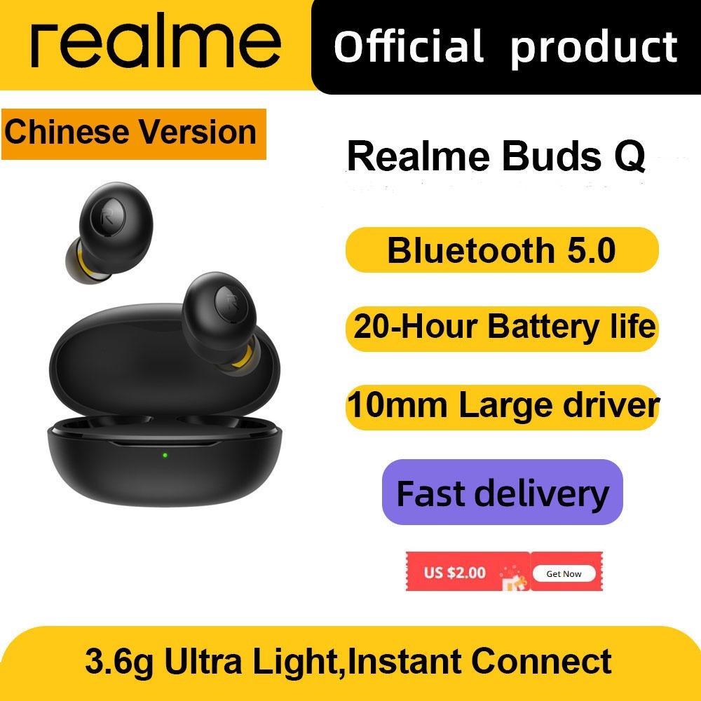 Audifonos bluetooth best sale realme buds q