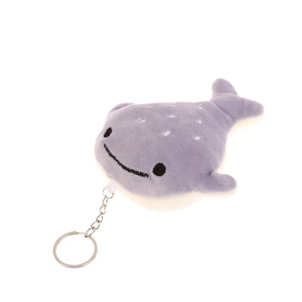 KESTRE Cartoon Whale Keychain, Animal Whale Soft Stuffed Animal Whale ...