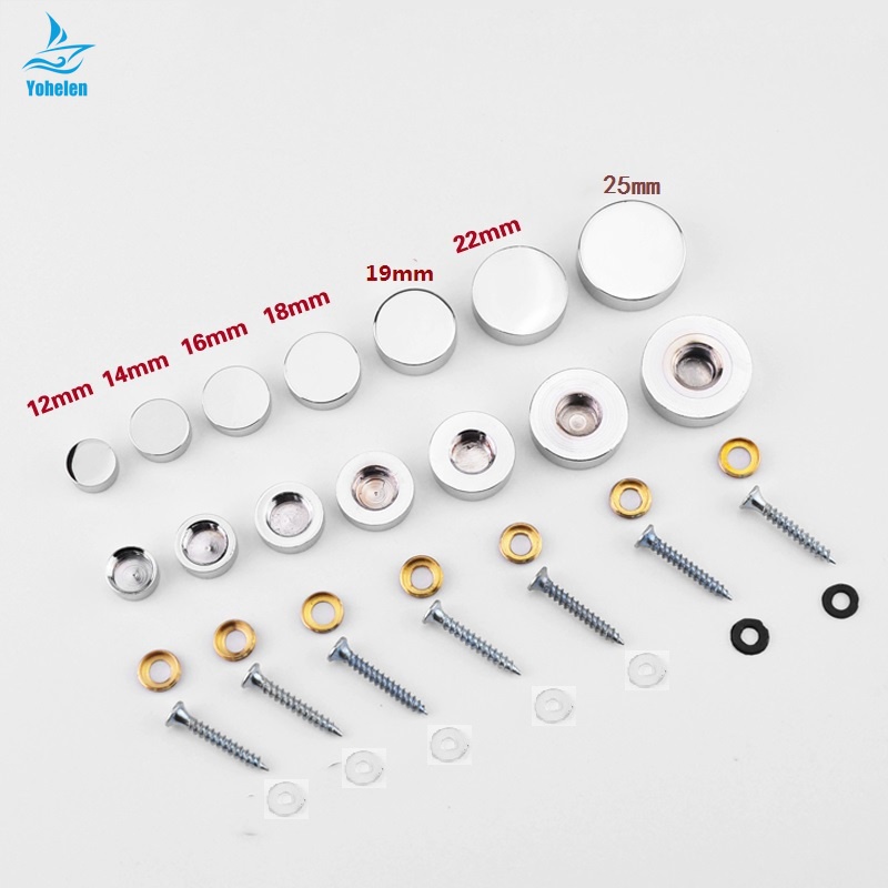 Decorative Cover Nails Uxcell 4-Set With Caps - 20mm Black 304 Stainless Steel Decorative Cover Nails 548811
