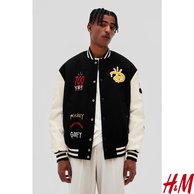 h&m white jacket