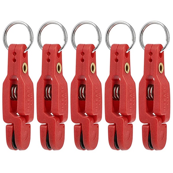 Authentic100!! 5 Pcs Heavy Tension Snap Release Clips Outrigger Line