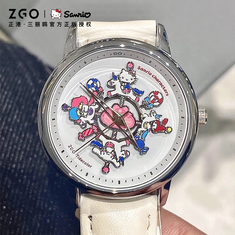 Zgo X Sanrio Watch Women's Carousel Dial Ins Cinnamoroll ...