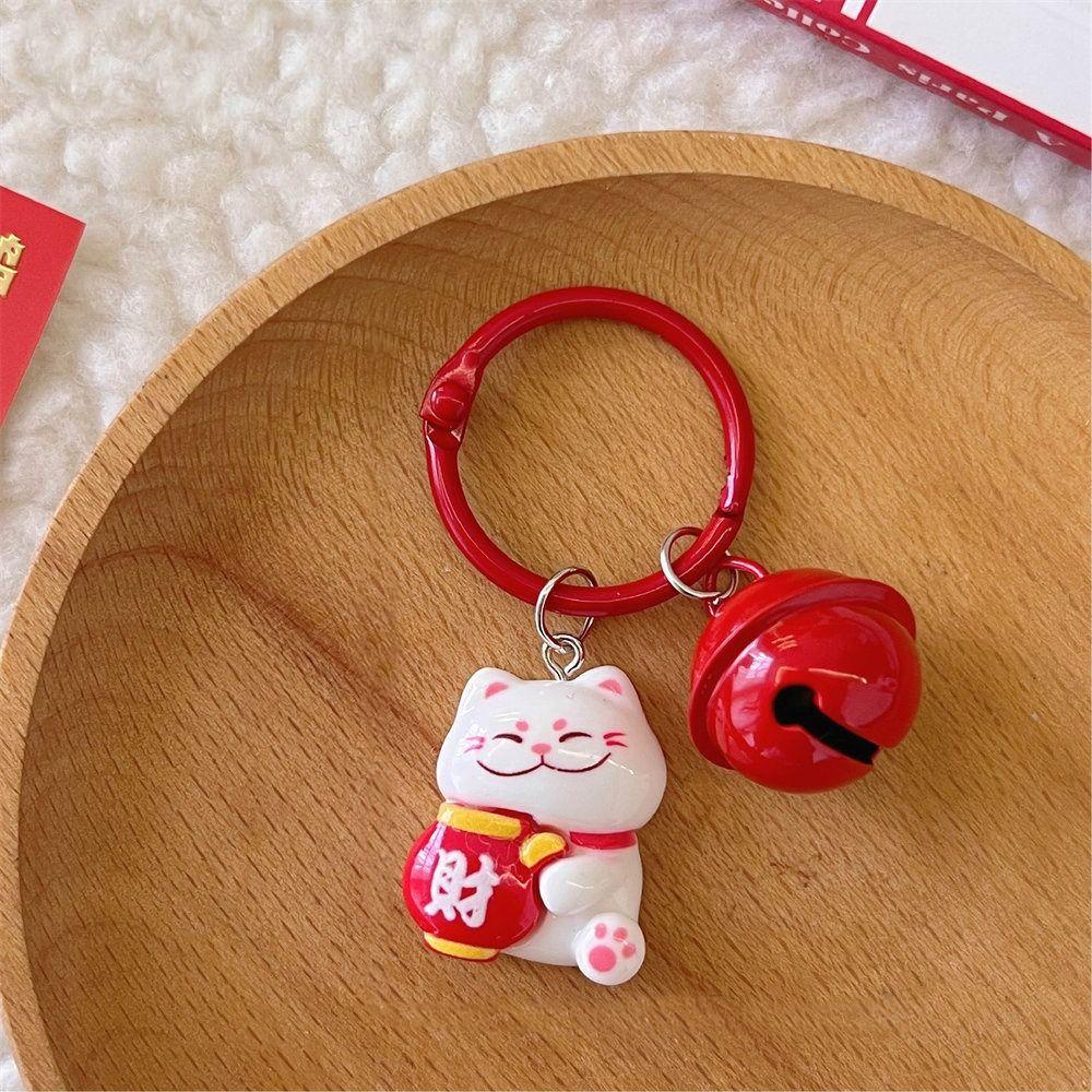 Maneki neko keychain sale