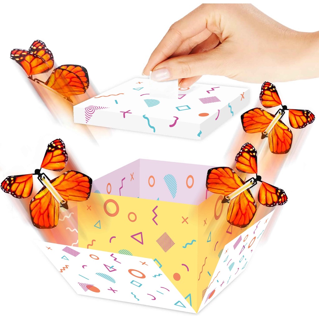 Valentine's Day Surprise Box Butterfly Flight Box Ceremonial Feeling ...