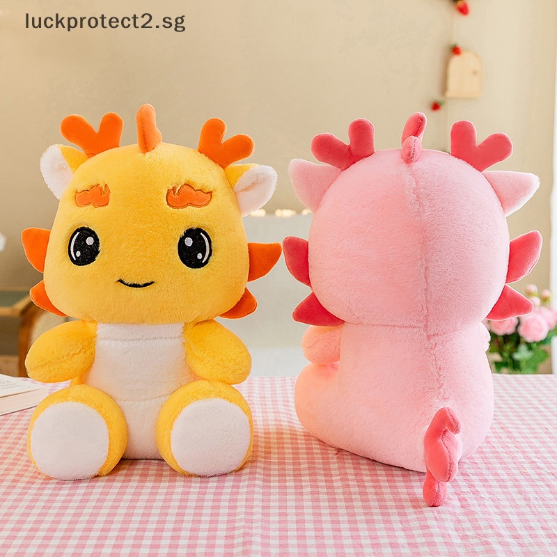  CNY 2024 Cute Cartoon Doll New Chinese Dragon Plush Toy Soft