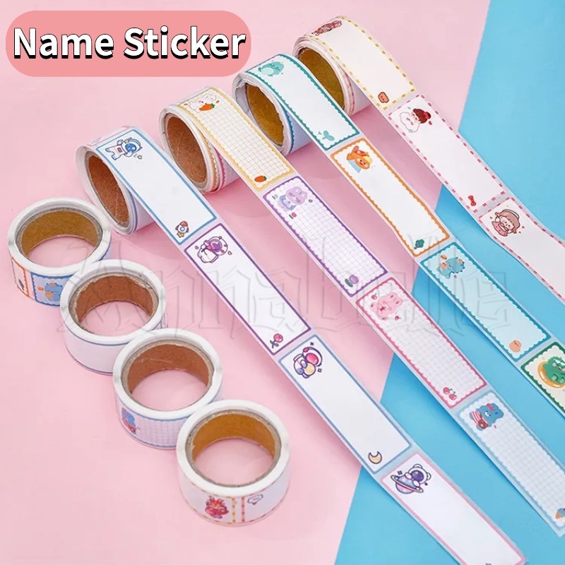 60 Stickers/Roll Self Adhesive Color Name Label/ Multi Functional ...