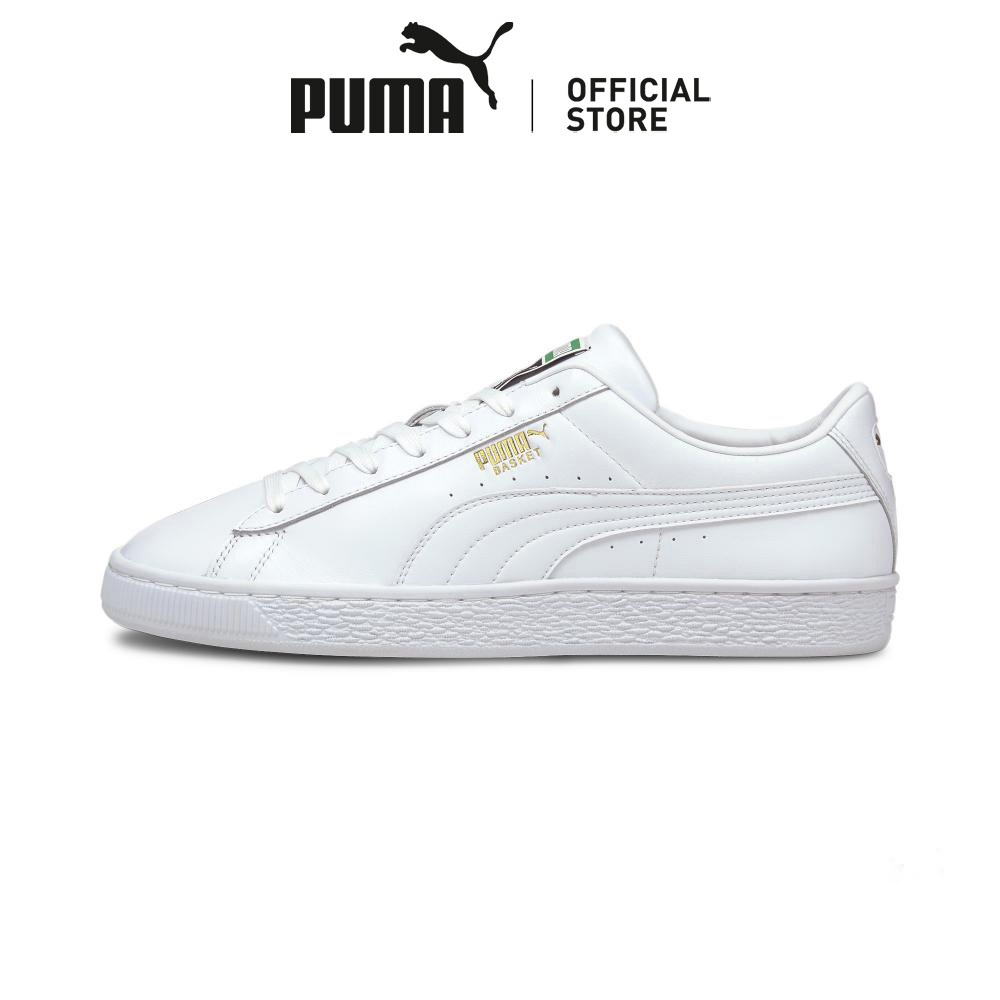 Puma basket sale classic white black