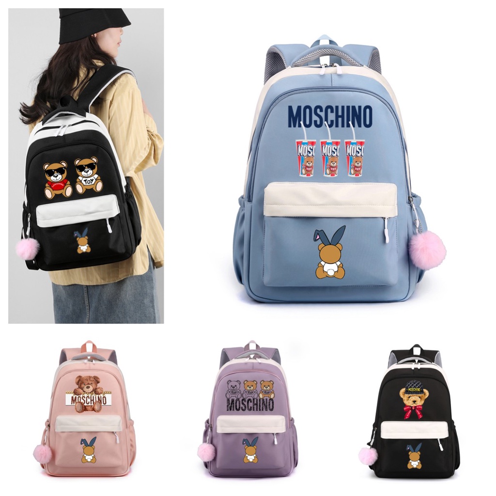 Moschino school outlet bags