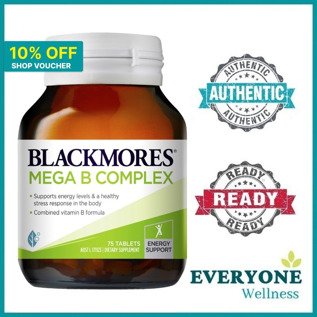 [Local Delivery] Blackmores Mega B Complex Energy Support Vitamin B12