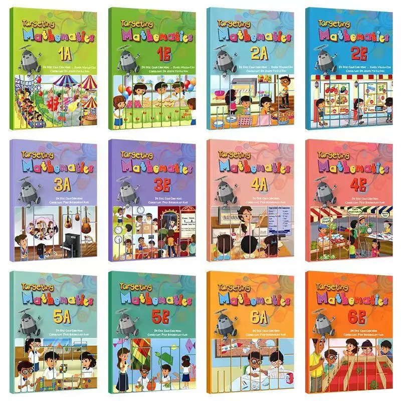 Physical BOOK Targeting Mathematics 1A 1B 2A 2B 3A 3B 4A 4B 5A 5B 6A 6B ...
