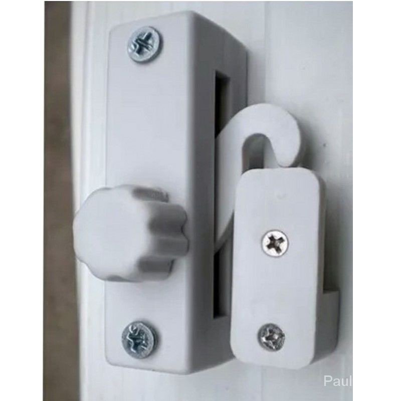 Folding Door Hook Lock Pvc Padlock Bathroom Inner Lock Bedroom Folding