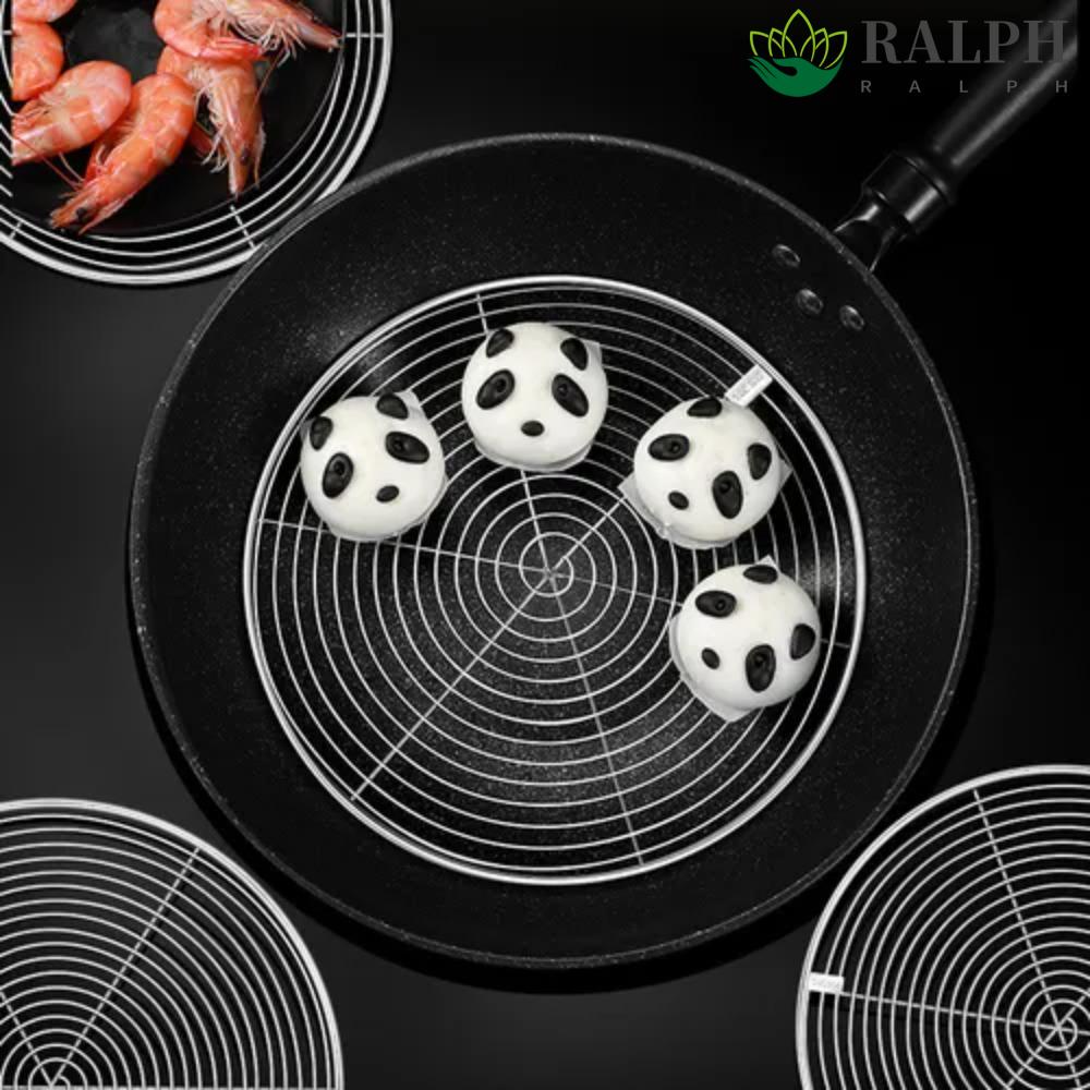 RALPH 304 Stainless Steel Steaming Rack, Spiral Pattern V-shaped ...