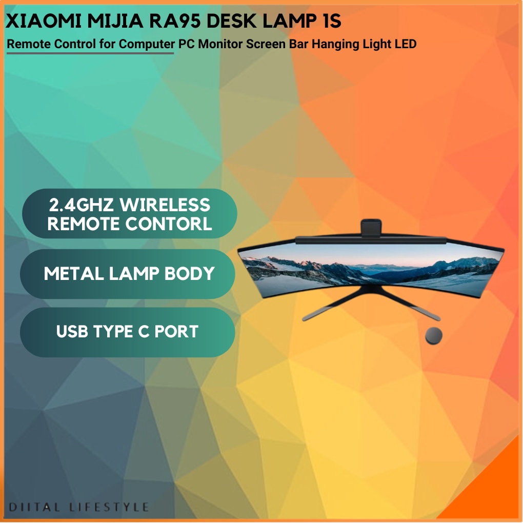Xiaomi Mijia Ra95/Ra90 Monitor Lamp Remote Control for Computer PC