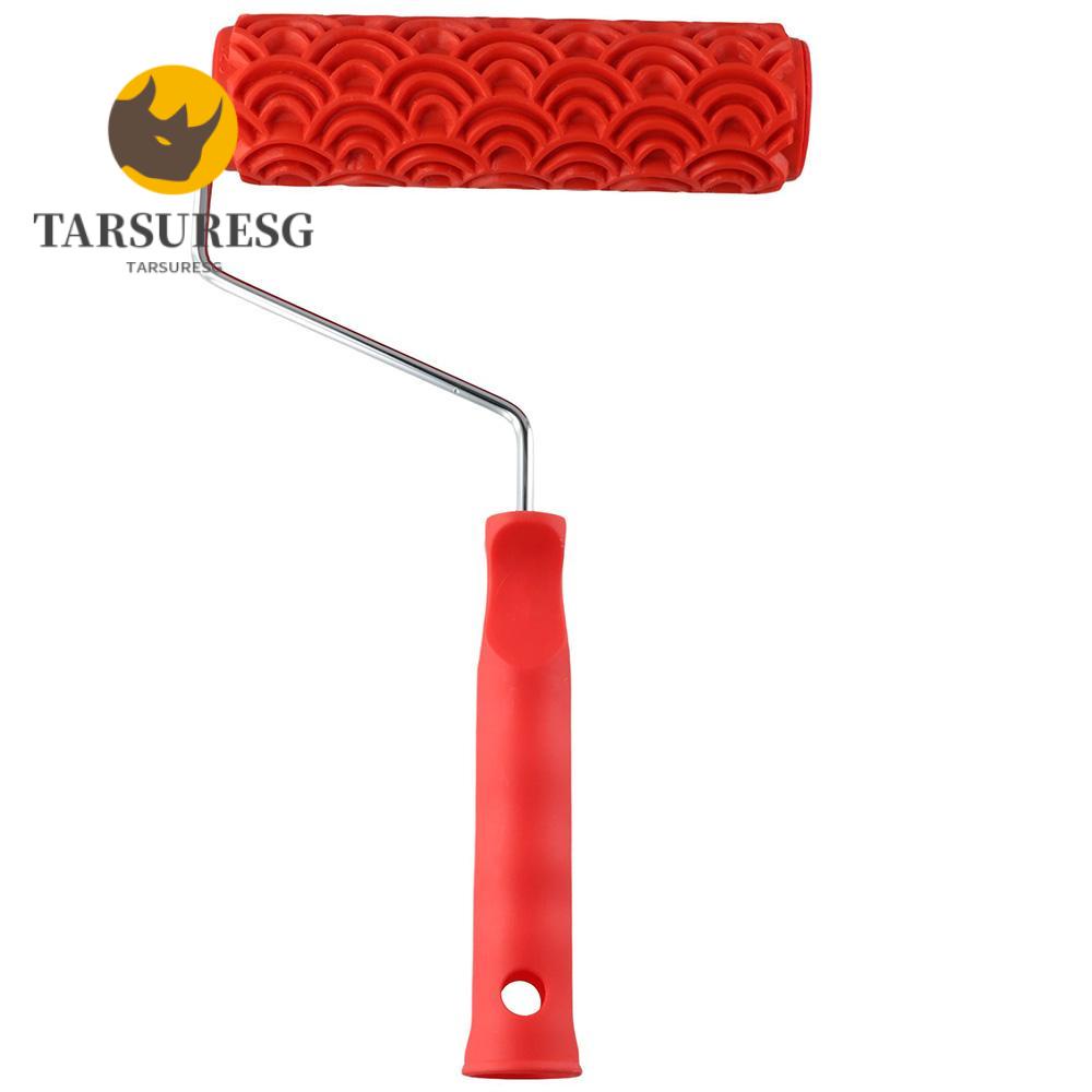 TARSURESG Paint Roller Rubber Roller, 7" Rubber DIY Patterned, Art