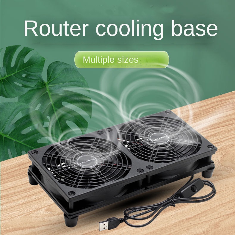 Router Cooling Fan Holder Pen Radiator USB Interface with Switch Mute ...