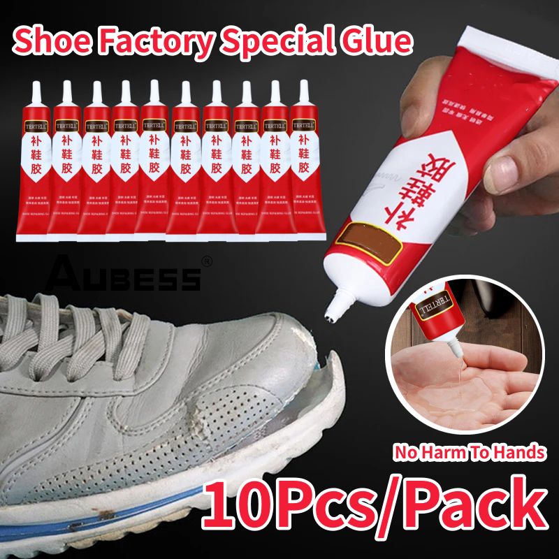 10pcs Shoe Repair Glue Adhesive Shoemaker Waterproof Nontoxic