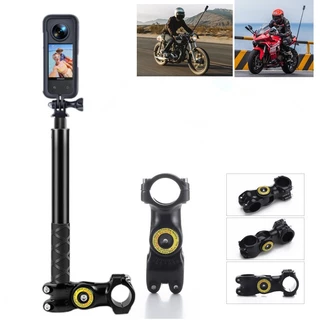 Motorcycle Bike Invisible Selfie Stick Handlebar Mount GoPro Max Insta360  One RS