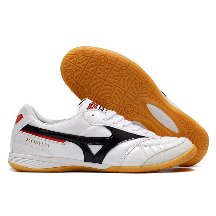 Mizuno Morelia Sala Japn IC futsal shoes, men's leather flatbottomed