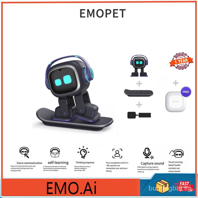 In stock】Emo PET ROBOT emopet Smart Emotional Voice Interaction