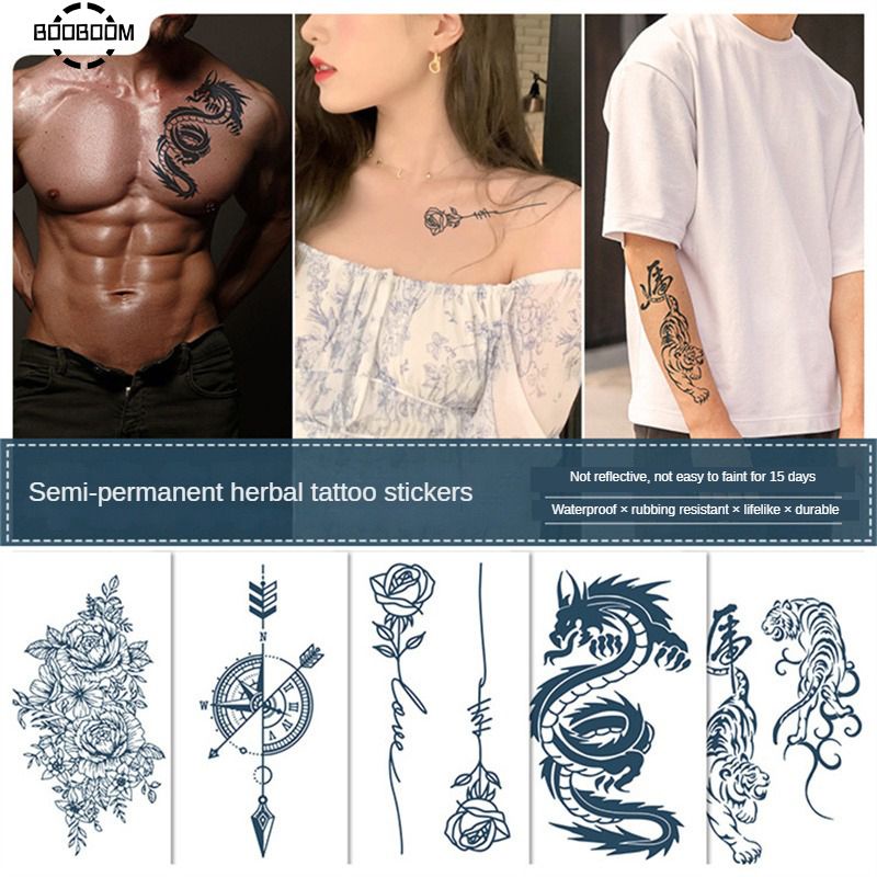 Half Arm Simulation Tattoos Disposable Tattoos Disposable Butterfly ...
