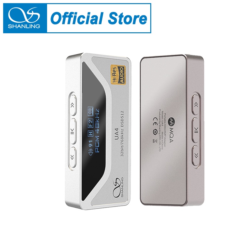 SHANLING UA4 MQA Portable USB DAC AMP Headphone Amplifier HiRes Audio