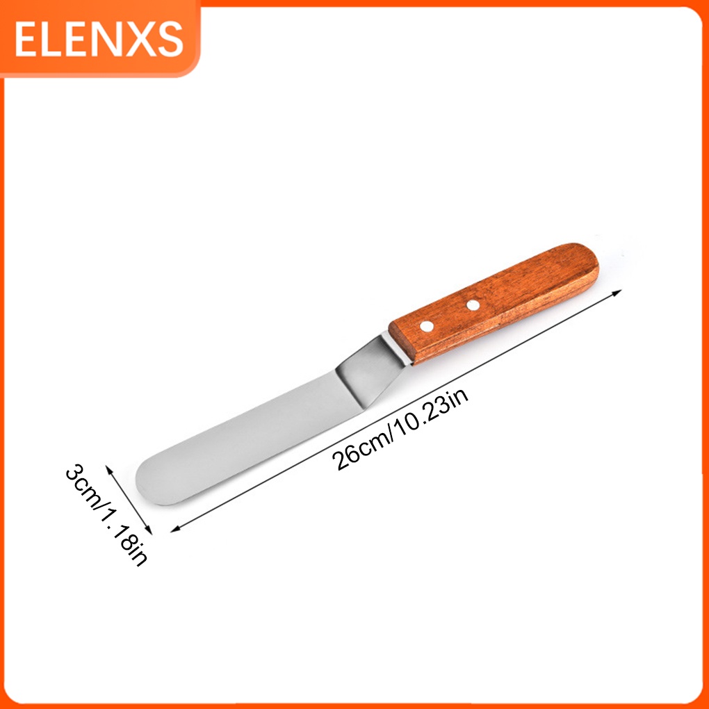 1/2/3/5 Stainless Steel Blade Offset Spatula For Cake Decorating