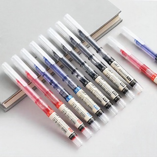 6/12pcs Japan Pilot V5 Hi Tecpoint Straight Liquid Roller Pen Large  Capacity Quick-drying Ink 0.5mm Needle Tip Black Red Blue