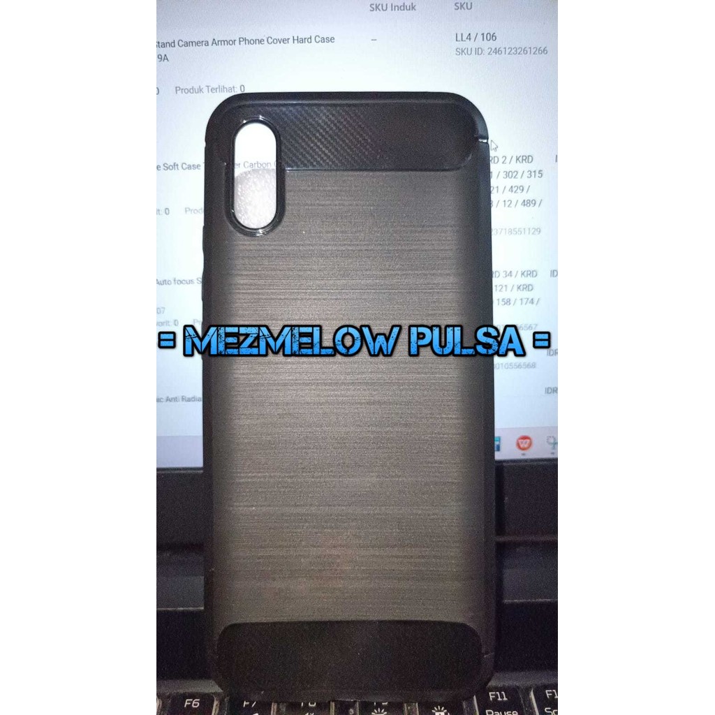 Caseng Softcase Soft Case Fiber Carbon Caseng XIAOMI REDMI 9A - Gambar 3