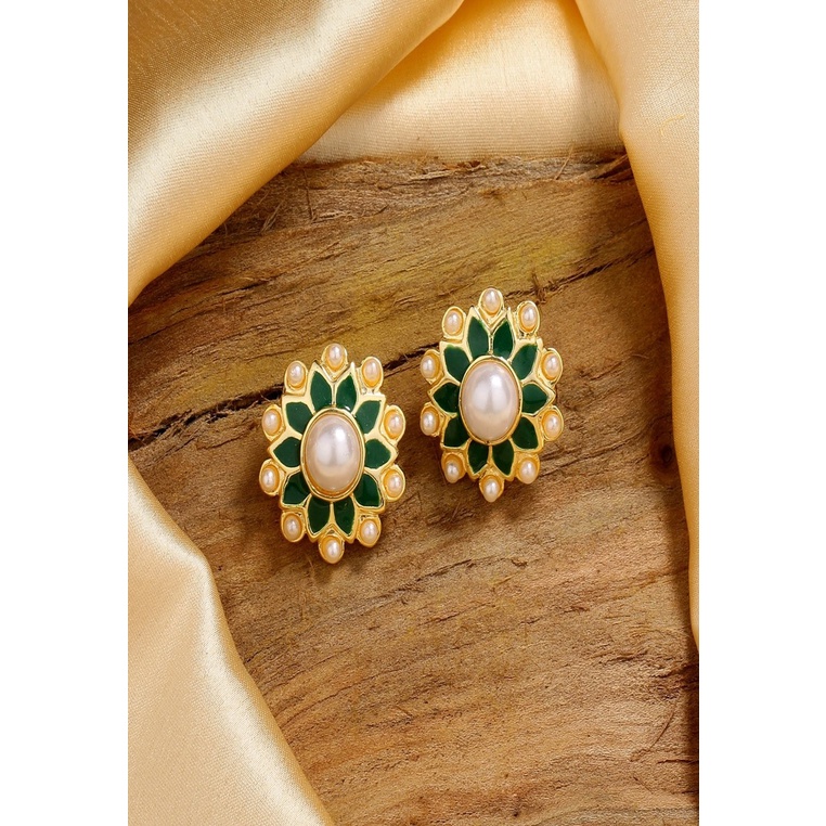 Meenakari deals stud earrings