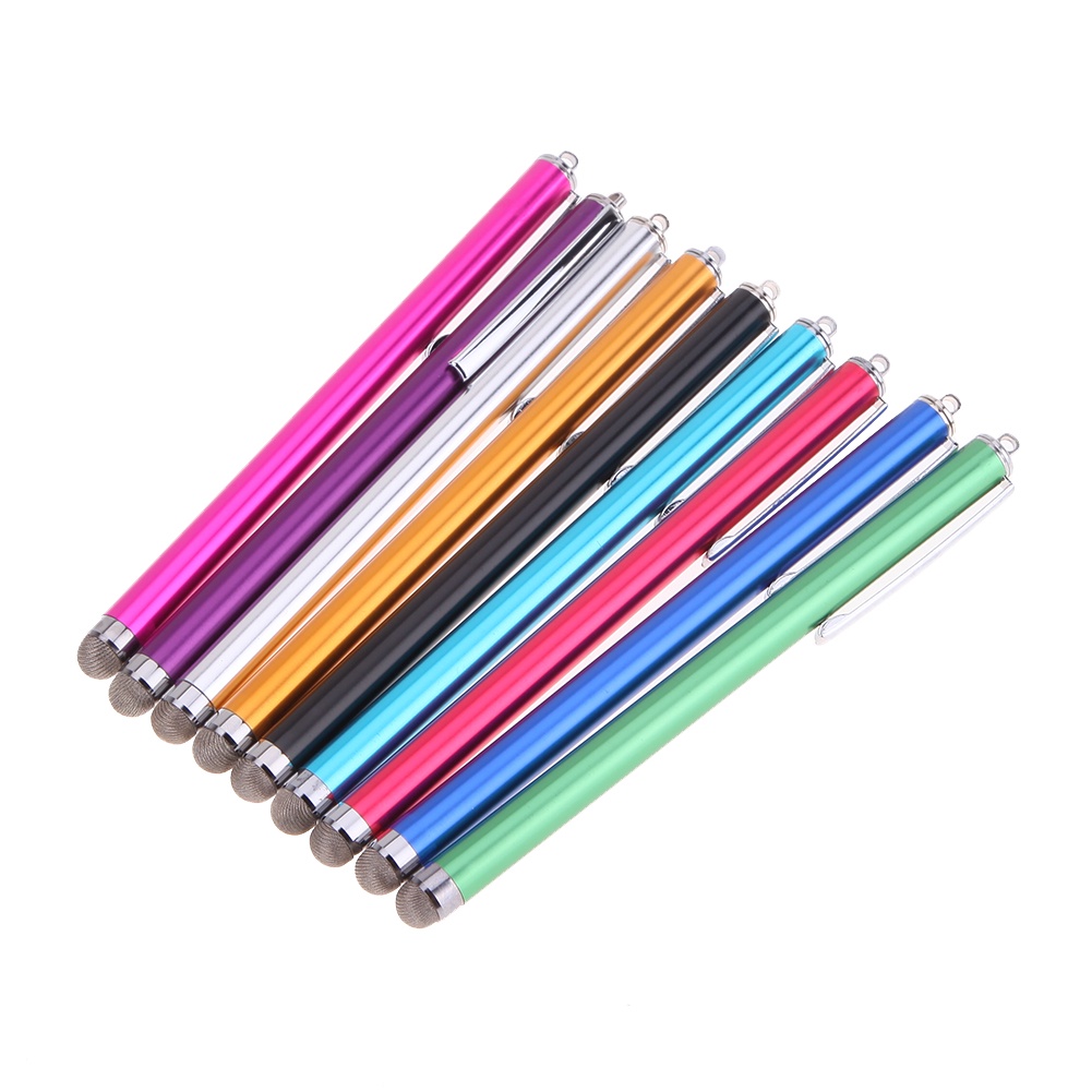 Metal Mesh Micro-Fiber Tip Touch Screen Stylus Pen For i-Phone PC ...