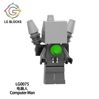 Skibidi Toilet Man Custom Minifigs fit Lego K2140