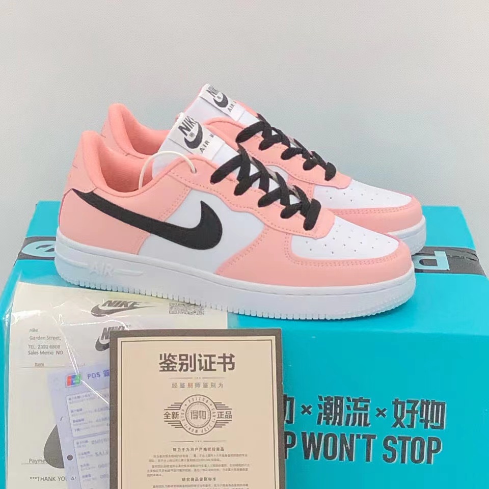 Ready stock ni Ke Air Force 1 men women girls sports shoes flat