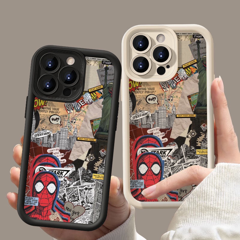 Cool Retro Cartoon Spider-man Fashion Soft Silicone Case for - Main Image