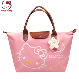 Hello Kitty Bag Y2K New Vintage Brown Women's Bag Cartoon Printed Luxury Handbag Cylinder Bags Korean Versatile Fashion 2023 Baguette Tote Female