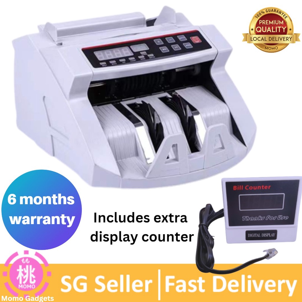 Bisofice Counterfeit Bill Detector, Portable Money Counter Machine,  Automatic Money Detection USD EURO by UV MG IR Image Paper Quality Size  Thickness 