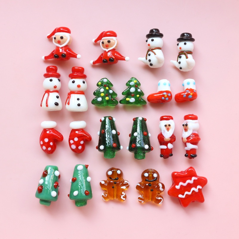 Christmas beads for jewelry on sale making