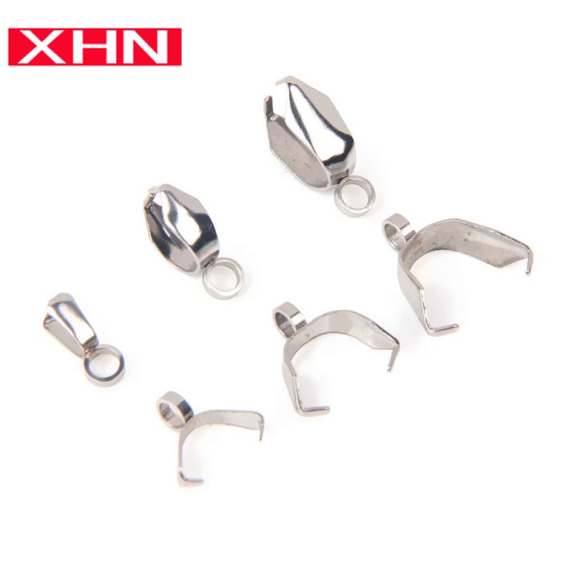 2pcs Pendant Clasp Connectors Bail for Necklace Jewelry Link Buckles  Jewelry Parts 