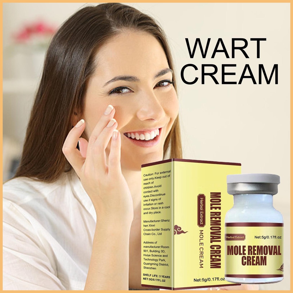 Wart Cream Wart Remover Ointment Mole Cream Tag Remover 5g Face Mole