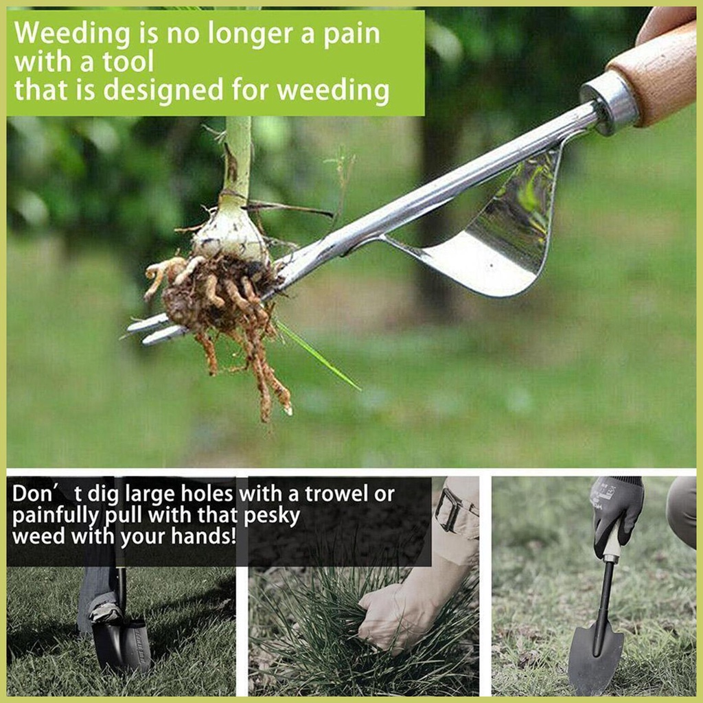 Grass Puller Hand Grass Removing Puller in Stainless Steel Vegetables