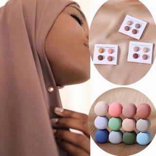 12pcs/lot Anti Slip Brooch Headscarf Shawl Scarf Lady Muslim Fixed