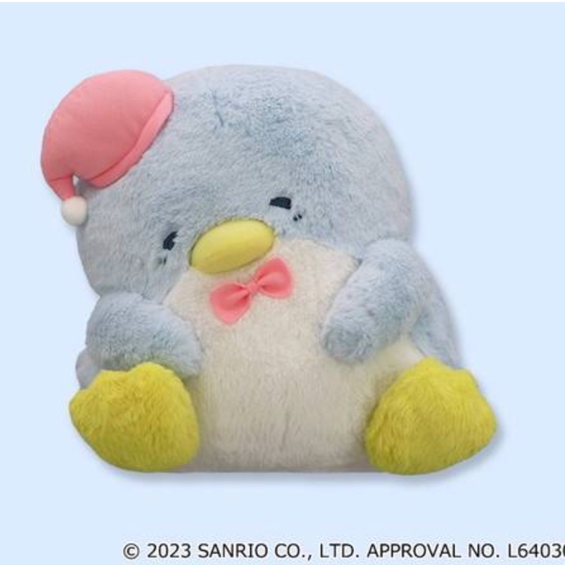 Authentic Sanrio Tuxedo Sam Sleepy Dozing Off Fluffy Pastel Soft Toy ...