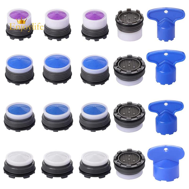 20Pcs Faucet Aerators, M16.5 M18.5 M21.5 M24 Faucet Cache Aerator Water