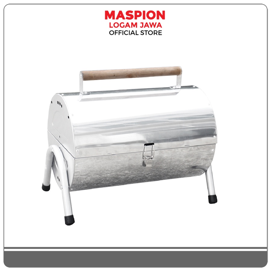 Maspion Maslon Double Stainless Steel Grill 41 cm With Cover - Gambar 3